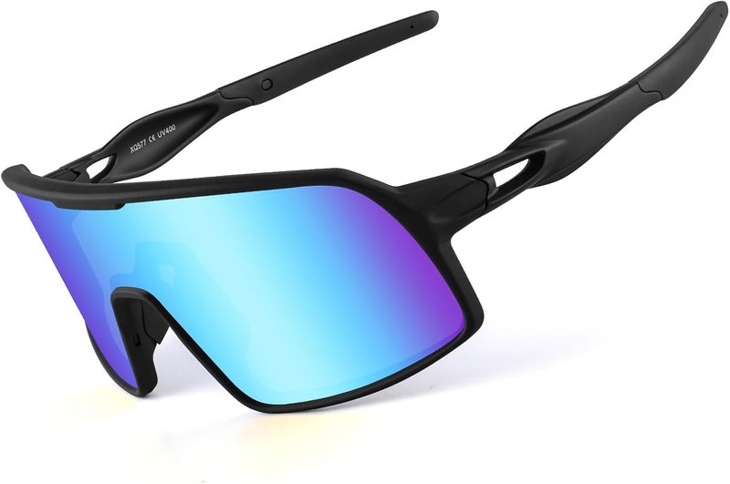 BangLong Polarized Sports Sunglasses for Men Women, UV Protection Sun Glasses for Baseball Running Cycling Fishing - Image 1